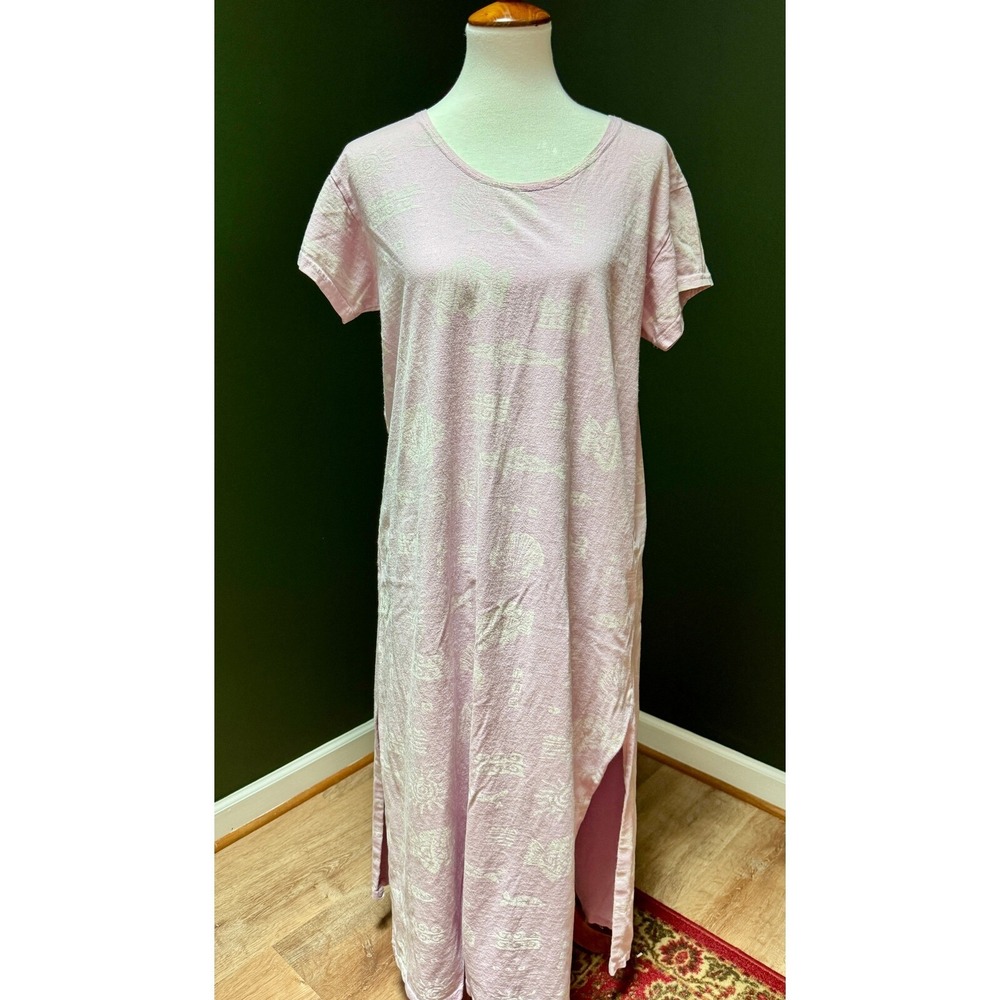 Vintage Havaware Light Pink T-Shirt Beach Cover Up Dress